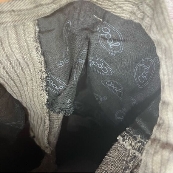 Cache Women’s Small Size 4 Brown Pin Striped Rhinestone Pockets Cotton Pants - Picture 3 of 9